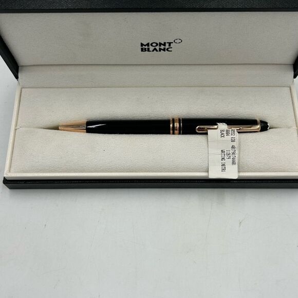 Mont Blanc Meisterstuck ballpoint pen, gold black ink - Picture 2 of 8